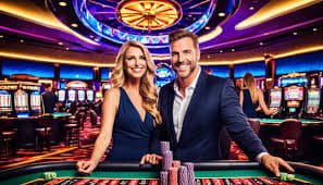 Mobile app showing live casino blackjack table with dealer and live feed